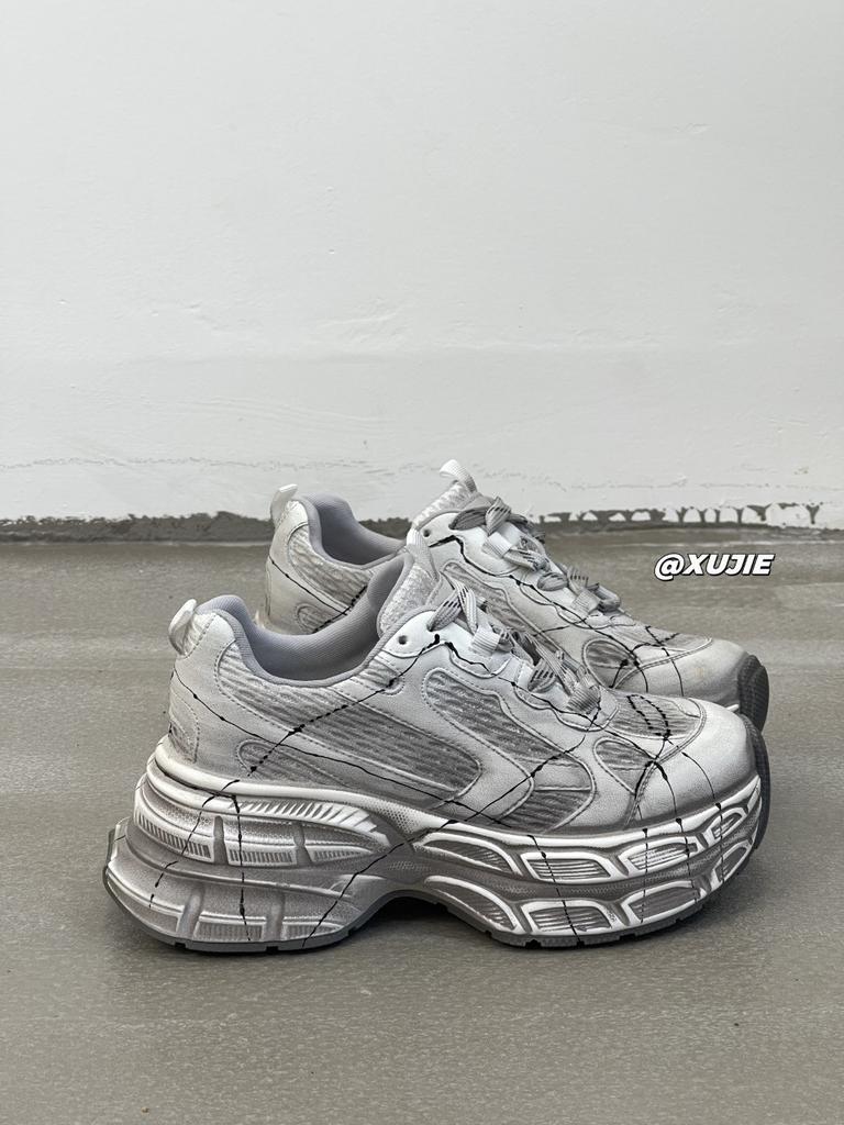 Paris Daddy shoes women's 2025 autumn new thick-soled heightened and old lightweight versatile breathable casual sports shoes