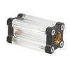 Water Cooling System Filter 40 Mesh Single Sided Filter Computer Water Cooling System Brass Acrylic G1 4 Thread Liquid