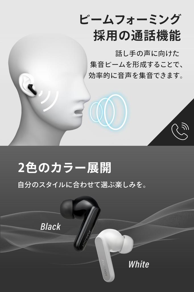 FUNLOGY Earbuds Wireless VGP2025 Summer Award Active Noise Wireless Up to 60 Hours of Playtime (Truely Earbuds), Winner, Cancelling, In-Ear