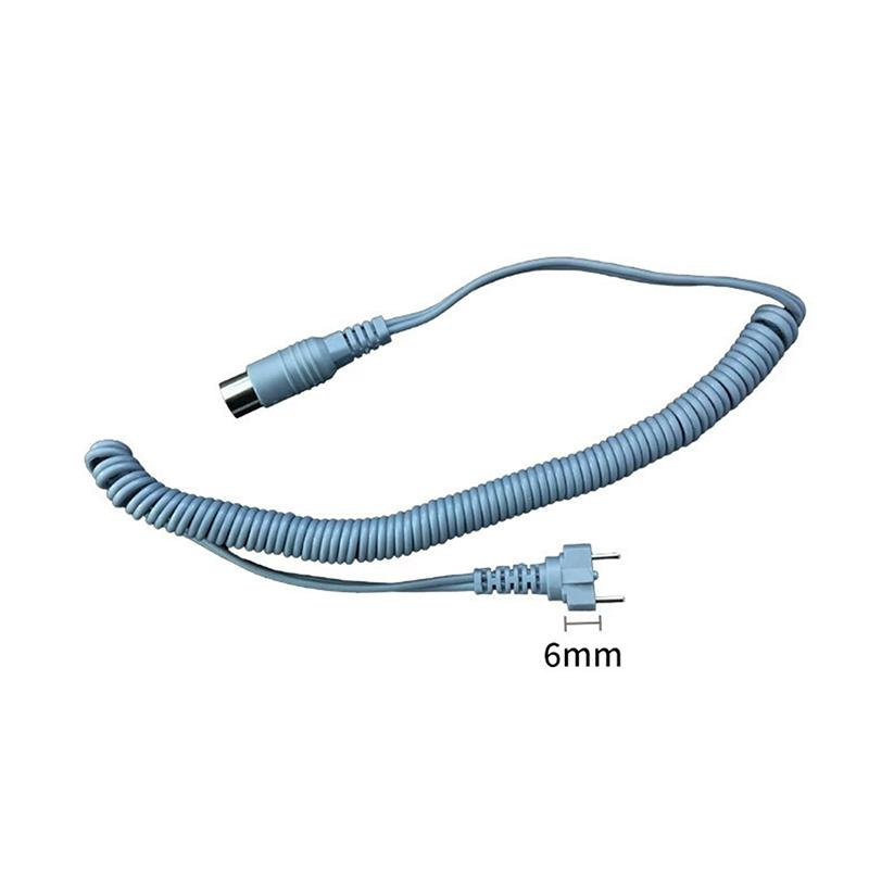Black Grey 3-pin 9mm 6mm For Marathon Strong 210 204 90 105L 102L Nail Handle Power Cable Electric Manicure Drill Spring Wire