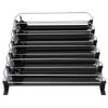 5pcs Drink Organizer for Fridge Automatic Pusher Glide Self Pushing Soda Can Dispenser Beer Pop Can Water Bottle Drink Dispenser Black