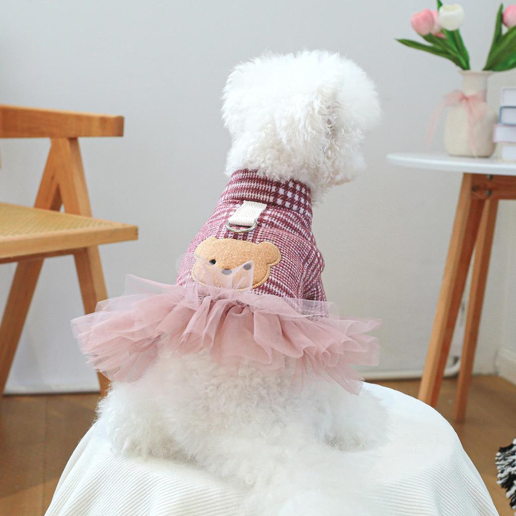 Pet circle, dog small dog clothes, cat clothing, autumn and winter Valentine's Day love collection
