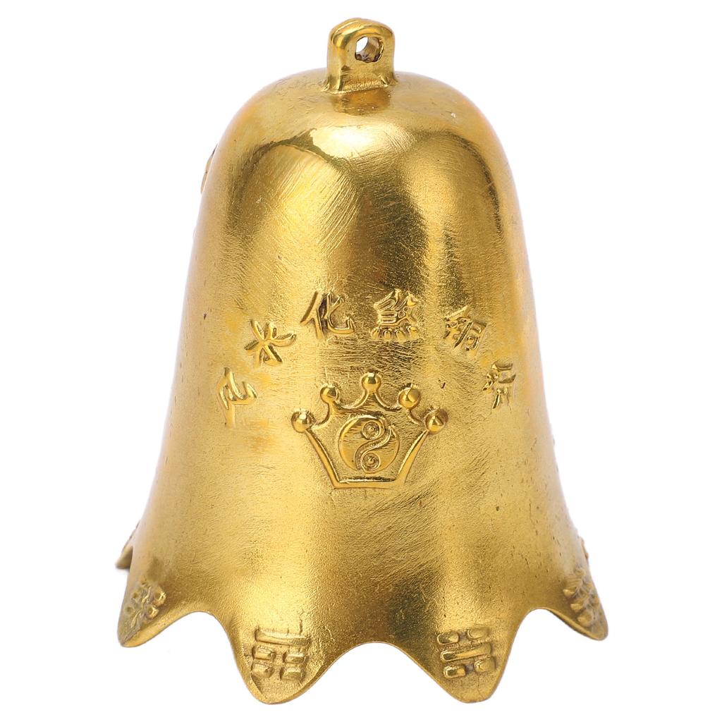 Hanging Bell Brass Material 6.5cm  Diameter 8cm Height Delightful Lucky Decorative Chinese Feng Shui