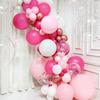 Pink Rose Gold Balloons Garland Arch Kit Birthday Party Decor Kids Wedding Birthday Party Supplies Latex Balon Baby Shower Decor