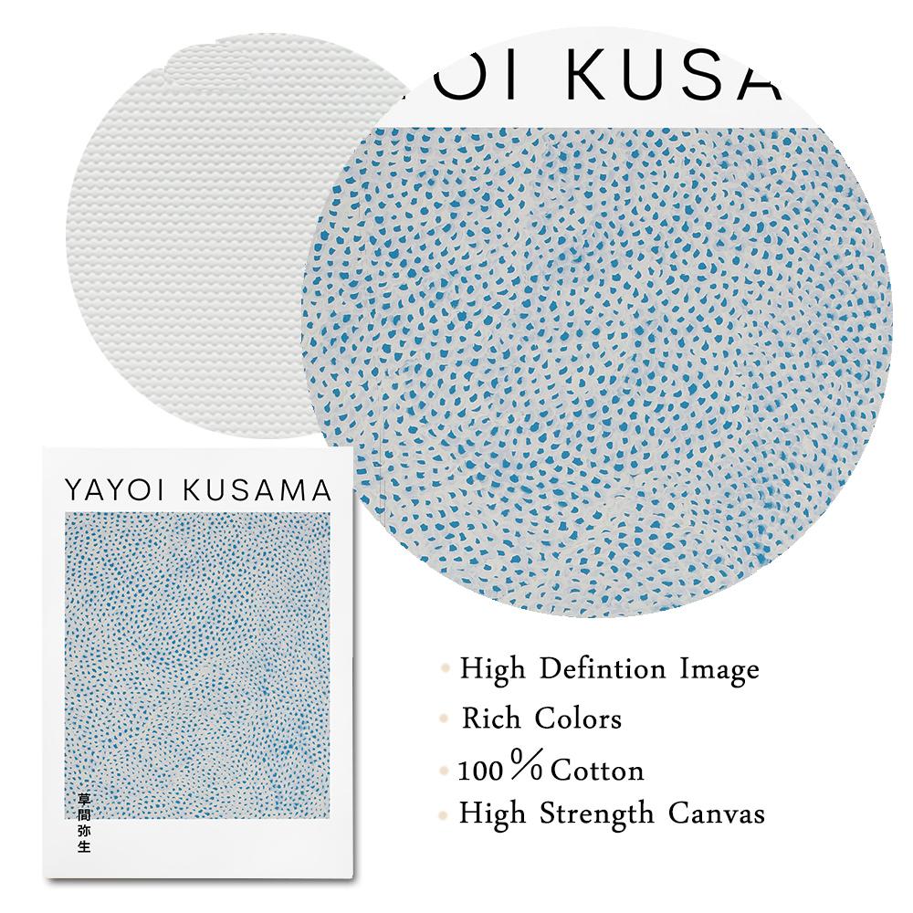 Yayoi Kusama Exhibition Posters and Print Japanese Artist Art Painting Canvas Picture Abstract Modern Museum For Home Wall Decor