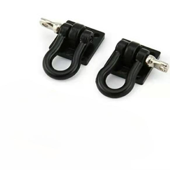 Metal Trailer Towing Buckle Tow Hooks Climbing Trailer Shackles for 1/10 RC Crawler Car  TRX4 Axial SCX10 RC4WD D90 Parts
