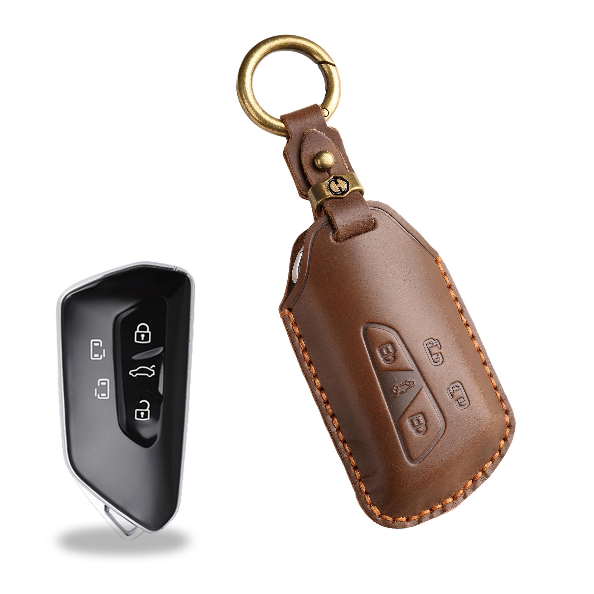 

Retro key cover for Volkswagen ID3 ID4 ID6 key bag Lingdu L Golf car key protective case