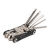 Bike Repair Tool 11 In 1 Light Folding Tool Durable Easy Carry Daily Operations Bike Wrench SetBlack