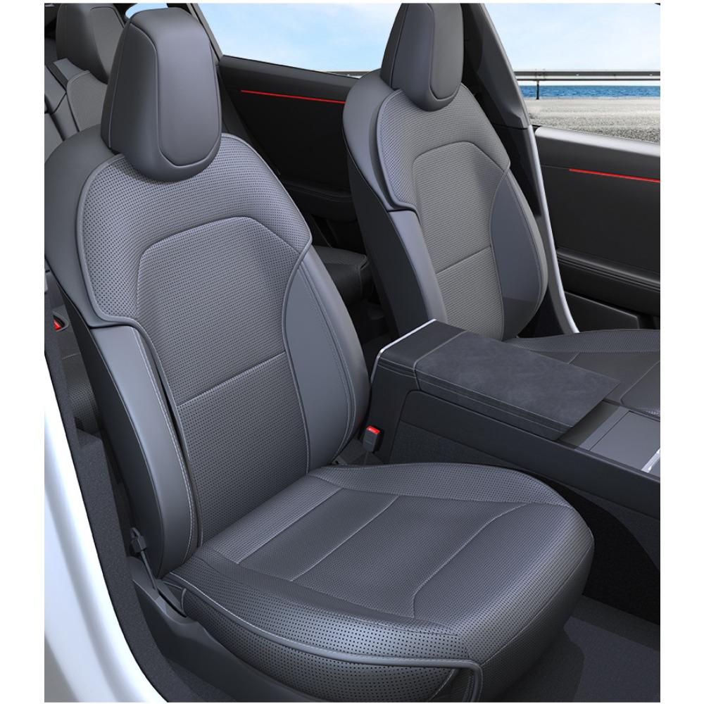 Xiaomi Universal Breathable Leather Seat Cushion for Tesla Model Y YL Juniper 2025+ Model 3 Highland 2024+ Ventilated Seat Cushions