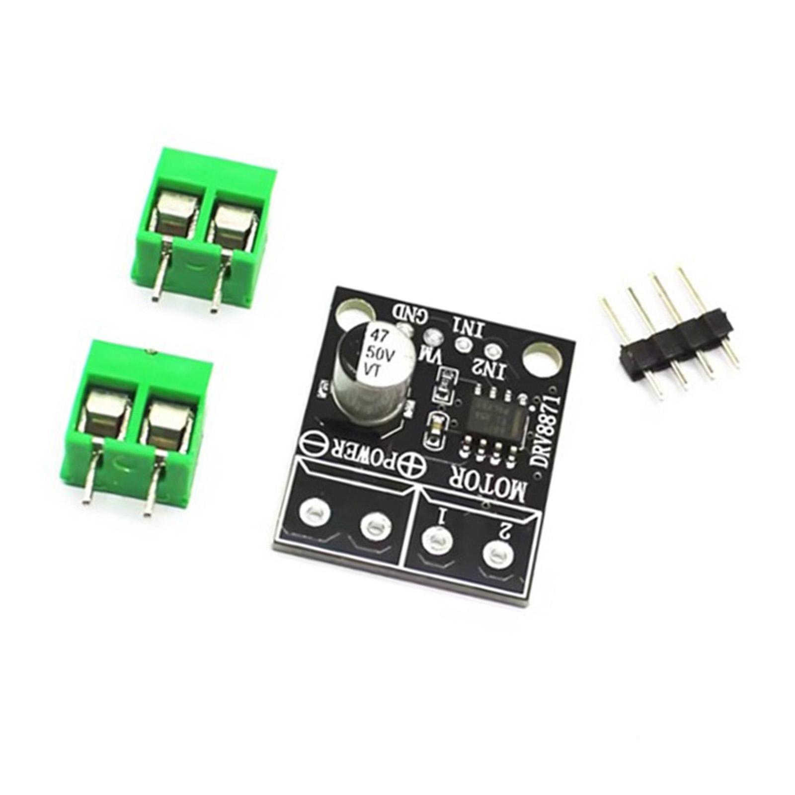 

Pack of 3 Practical DRV8871 H Bridge Motor Drivered Module with PWM Support Portable Accessory for Motors Daily Use
