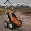 Game Carts for Hunting, 500LBS Deer Cart Game Hauler, Heavy-Duty Crawler Cart, All-Terrain Folding Deer Hauling Cart with Shock-Absorbing Tires,