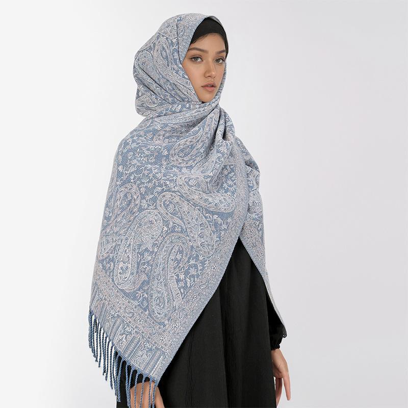 High-End Damen Schal Herbst und Winter Schal Dual-Purpose Kernzwirngarn Verdickter Warmer Schal