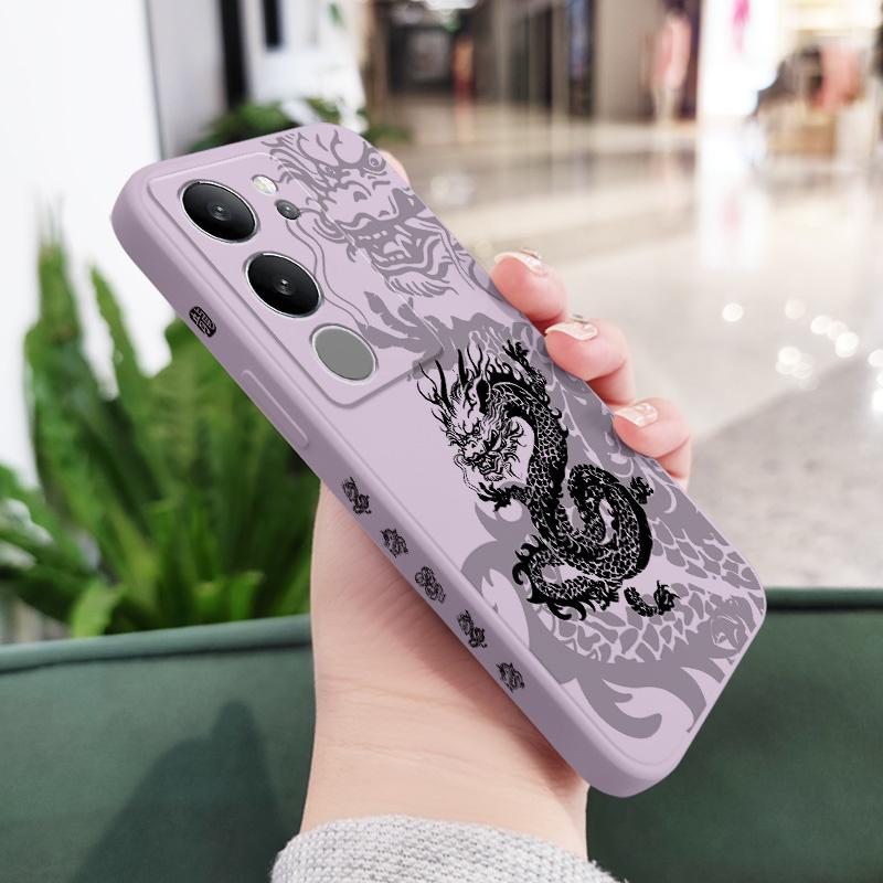

Majestic Black Dragon Phone Case For VIVO V50 V40 V30 V29 V29E V27 V27E V25 V25E V23 V23E V21 V20 Y20 Y12 Y21 Y22 Y50 Pro 4G 5G V29E светло-фиолетовый