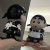 Crayon Shin-chan Shower Express Figurine: Creative Resin Bathroom and Entrance Decoration