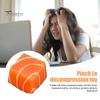 Salmon Stress Relief Toy Thick Cut Squeeze Toy, Realistic Food Sensory Portable Reliever Slow Rising Cube Fidget for Home Office School