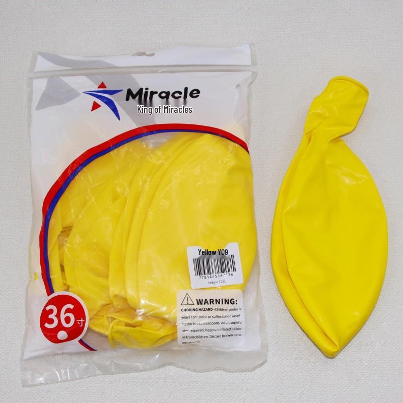 Miracle Star 36" Transparent Latex Balloon for Birthday, Party, Wedding Decor
