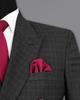 Zeus Gray Plaid Double Breasted Blazer