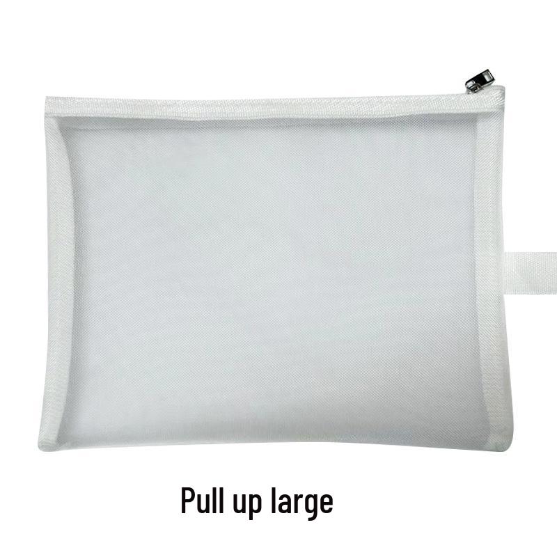 Portable Nylon Mesh Mini Makeup Bag - Small Transparent Touch-up Storage for Lipstick and Essentials