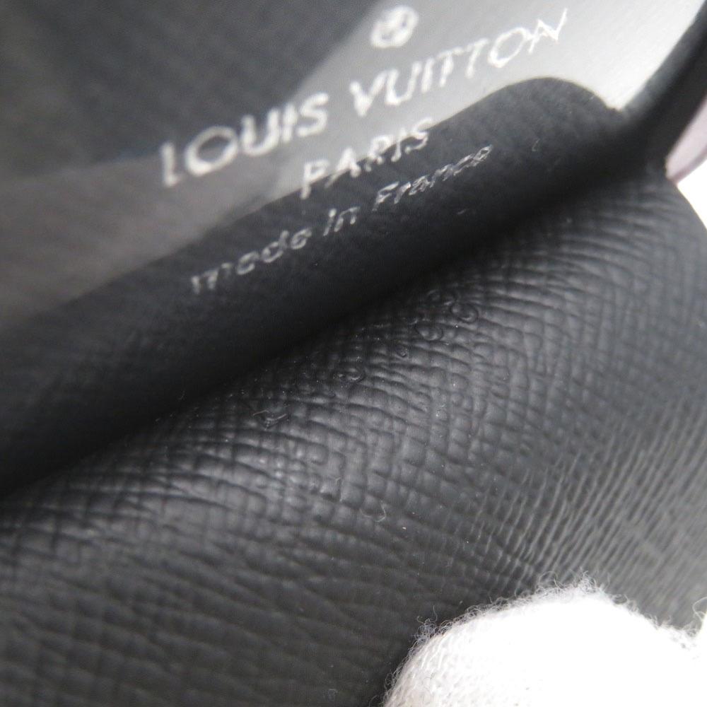 Used AUTHENTIC LOUIS VUITTON Name tag Porte address KetchuKey Holder purple Leather/MonogramCanvas