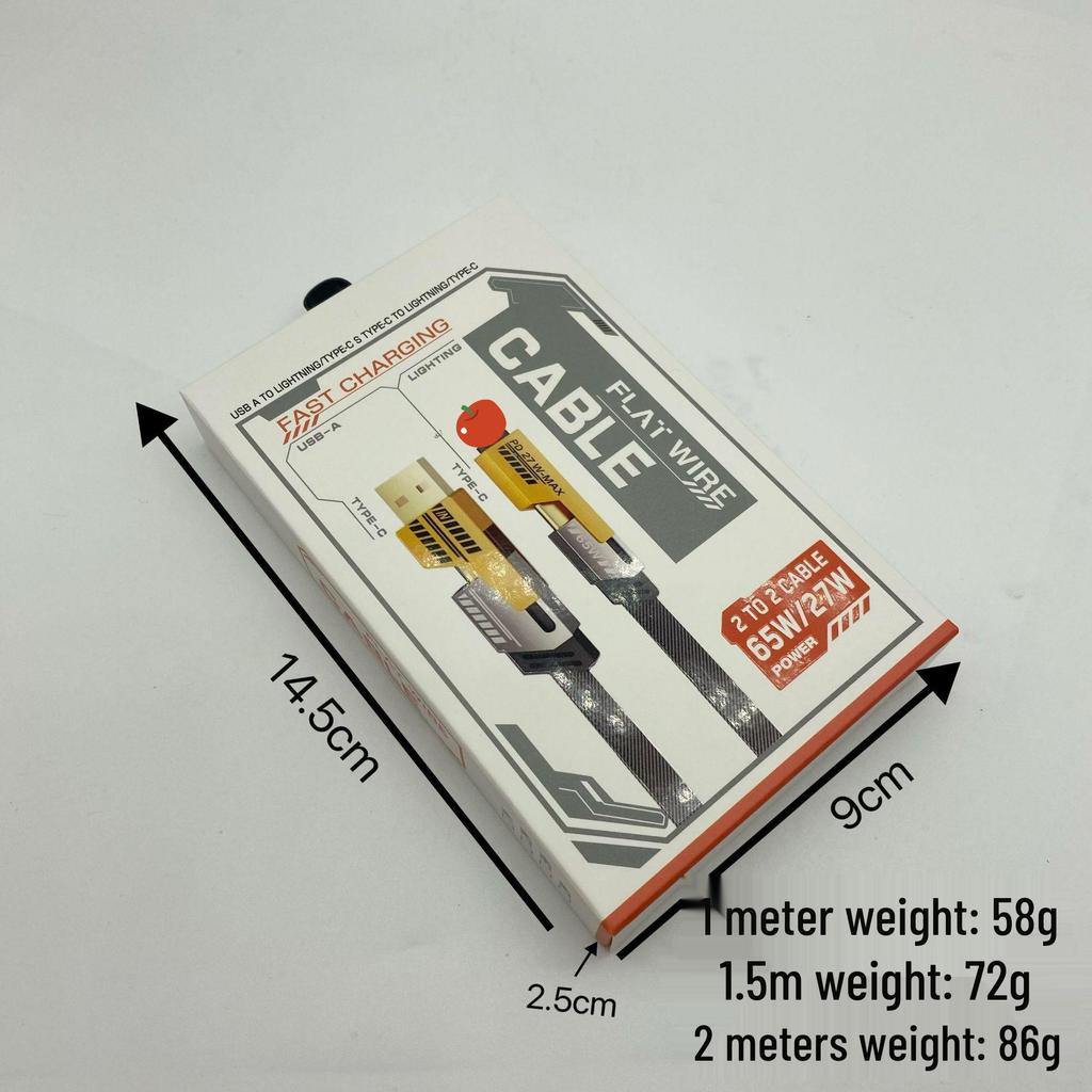 Mecha 4-in-1 Zinc Alloy Fast Charging Type-C Multi-Head Car Cable