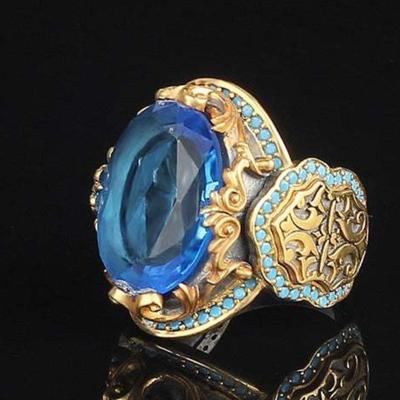 Anello di lusso nuovo stile bohemien, anello di moda, anello di proposta di fidanzamento da donna