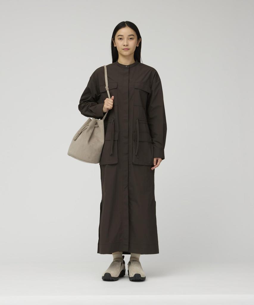 Ultra Suede Drawstring Bag [Snow Peak] (GREIGE)