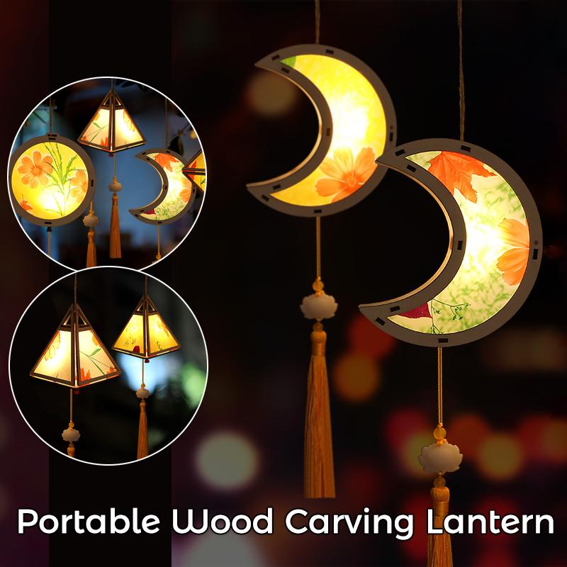 

Фонарь переносной с кисточкой середины осени, водонепроницаемый, китайский, антикварный, резьба по дереву, дворцовый светильник, новогодний, весенний фестиваль, декор