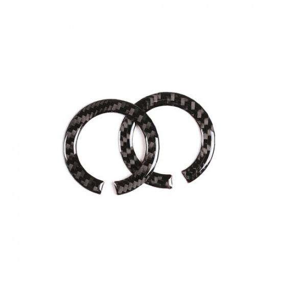 Carbon Fiber Tweeter Ring Cover Trim for Honda Accord  2014-16