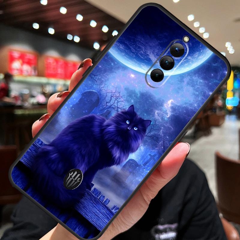 Witches Cat Moon Case For ZTE Nubia Red Magic 11 10 8 9 8S 9S 10S Pro Plus 10 Air 5G 6R 6 7 6S 7S Pro Cover