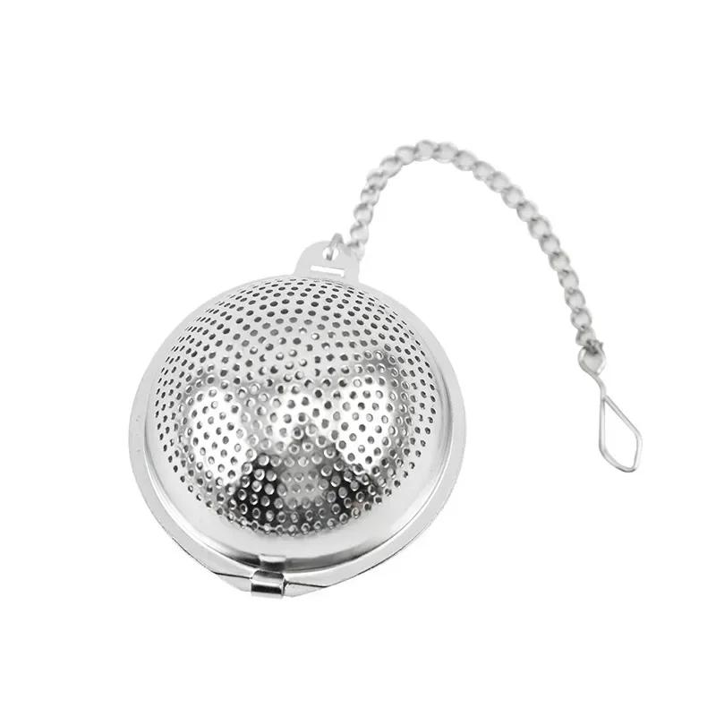 Stainless Steel Tea Infuser Tea Leaves Spice Seasoning Ball Strainer Teapot Fine Mesh Coffee Filter Teaware Kitchen Accessories
