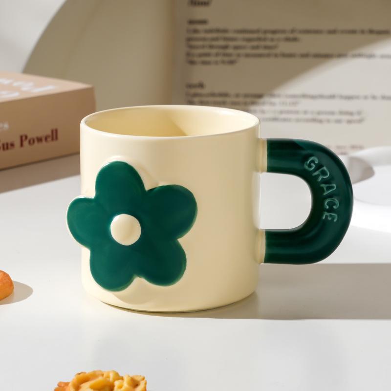 High Value Ins Ceramic Bowl Set Gift Box Household Bowl Utensils High Quality Sense Plate Bowl Combination Souvenir Mug