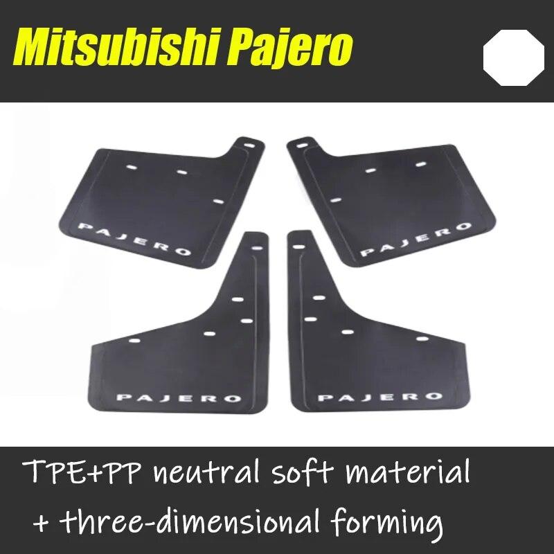 For Mitsubishi Pajero Mud Flaps Mudguards Fenders Mud Flap Splash Guard Car Accessories Auto Styline Front Rear 4 Pcs 2007-