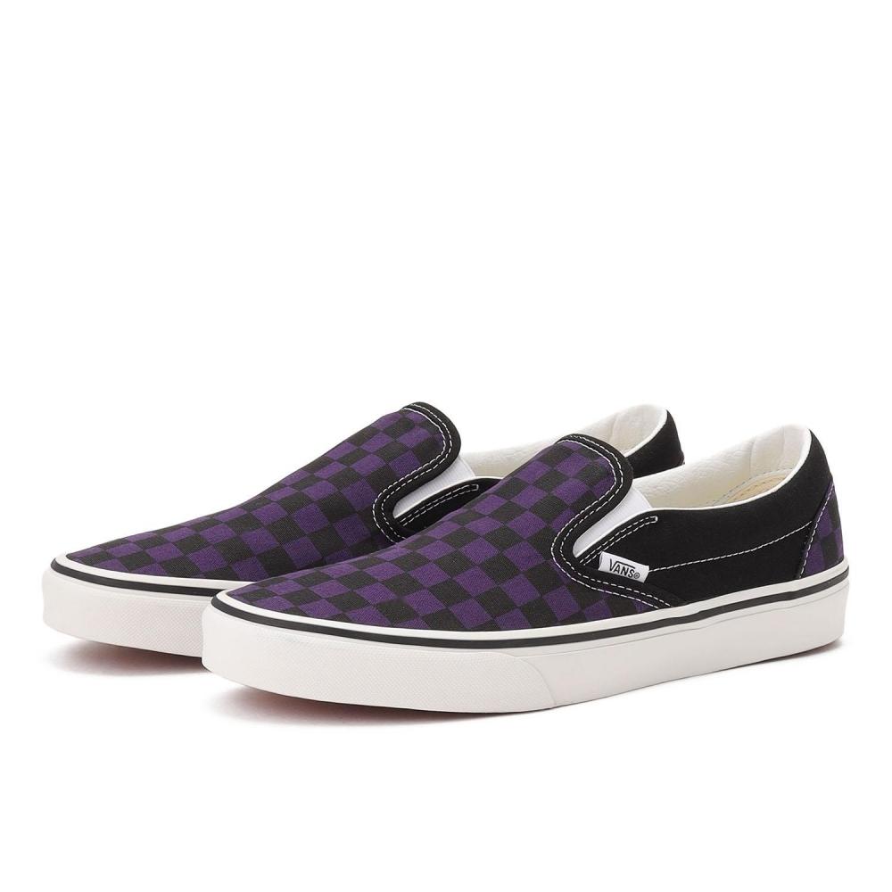 Vans Slip On Pop Chk Grape Vn000d6b11e Pop Chk Grape