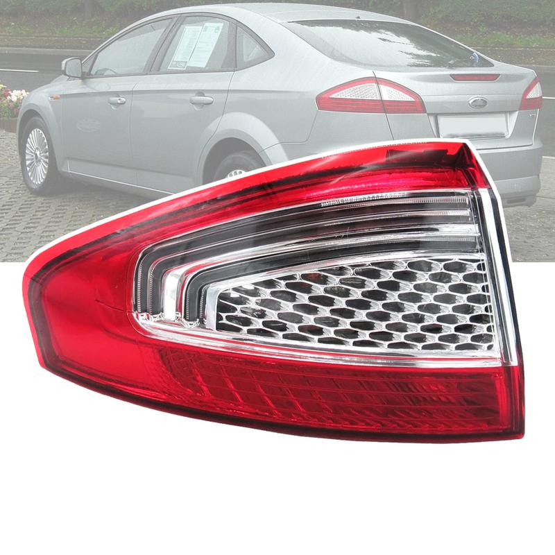 Rear Left / Right Outer Tail Lamp Taillight Housing for Ford Mondeo MK4 IV 2007 - 2010 Bumper Corner Light 1717217 7S7113404AD
