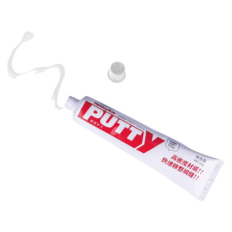 Meow Artisan Model Repair Putty - High-Density Gap Filler for Gundam, Military Models, and Figures In Black, White, Grey.