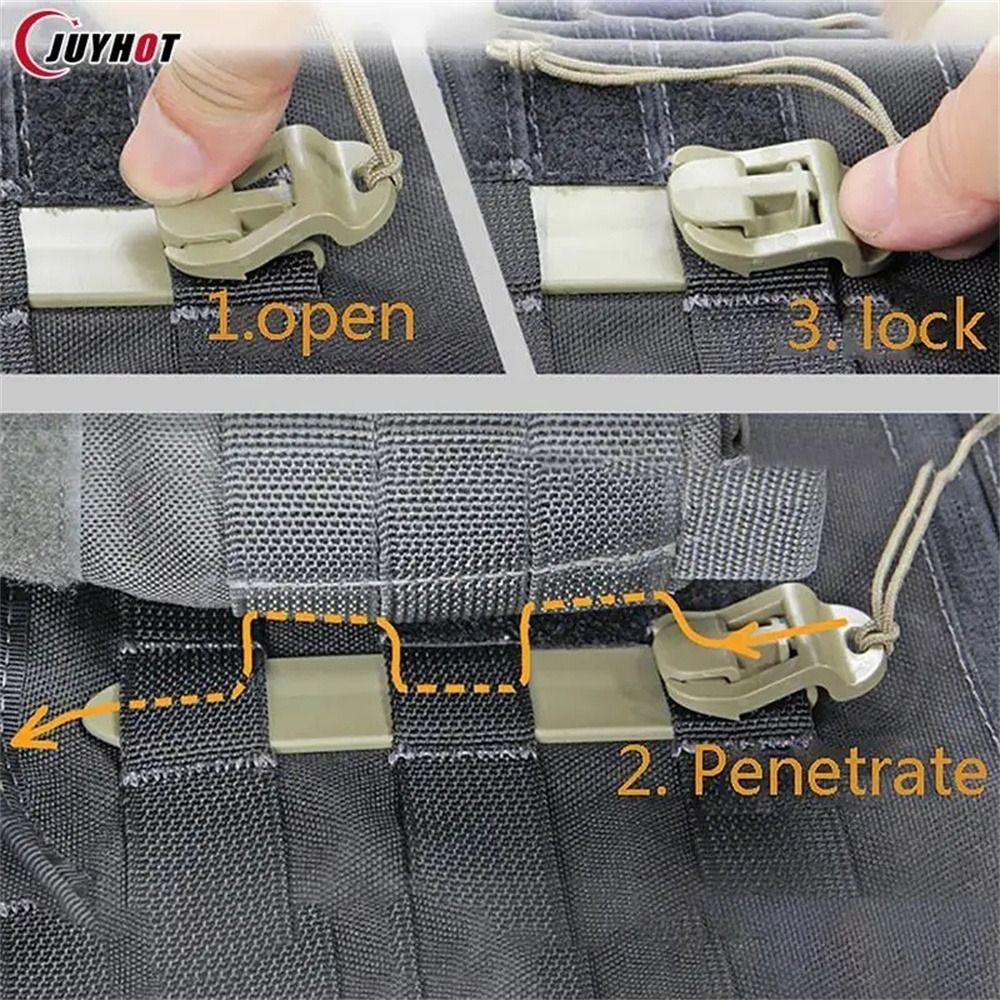 PALS Webbing PALS Webbing Fasten Clip Strap Stick PALS Attachment Quick Release Stick  Outdoor Tool