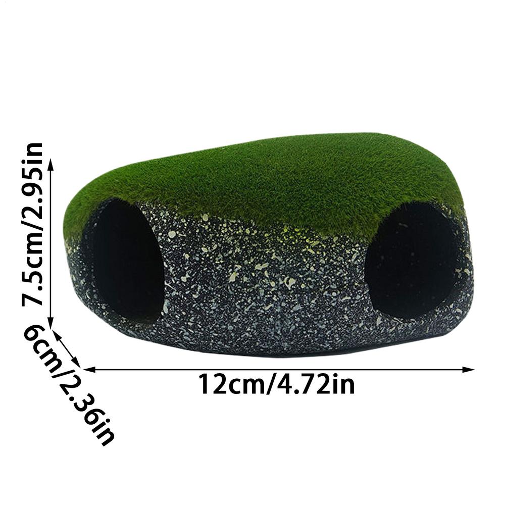 

Пещера-укрытие для аквариума Смола пористая конструкция укрытие рыба креветка укрытие дом разведение рыб Угловая пещера украшение для аквариума