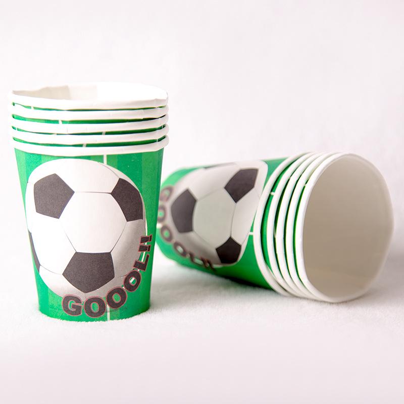 Football-Themed Birthday Party Decoration & Tableware Set