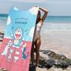 Funny Cartoon D-Doraemones Movie Microfiber Printed Beach Towel Mountain Climbing Yoga Beach Swimming Running Absorbent Towel