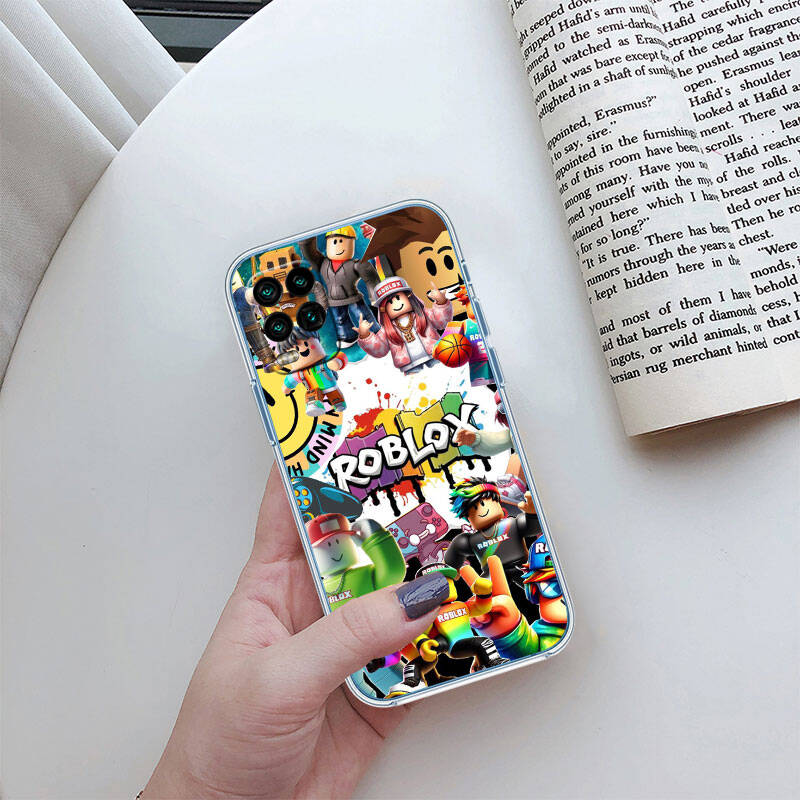 RT23 R-Robloxs Case for Motorola E7 G6 G7 G8 G9 Plus Power Play G10 G20 G04 E30 E40 E22 E20 E13 E15 G22 G23 G05 G75 G35 G55