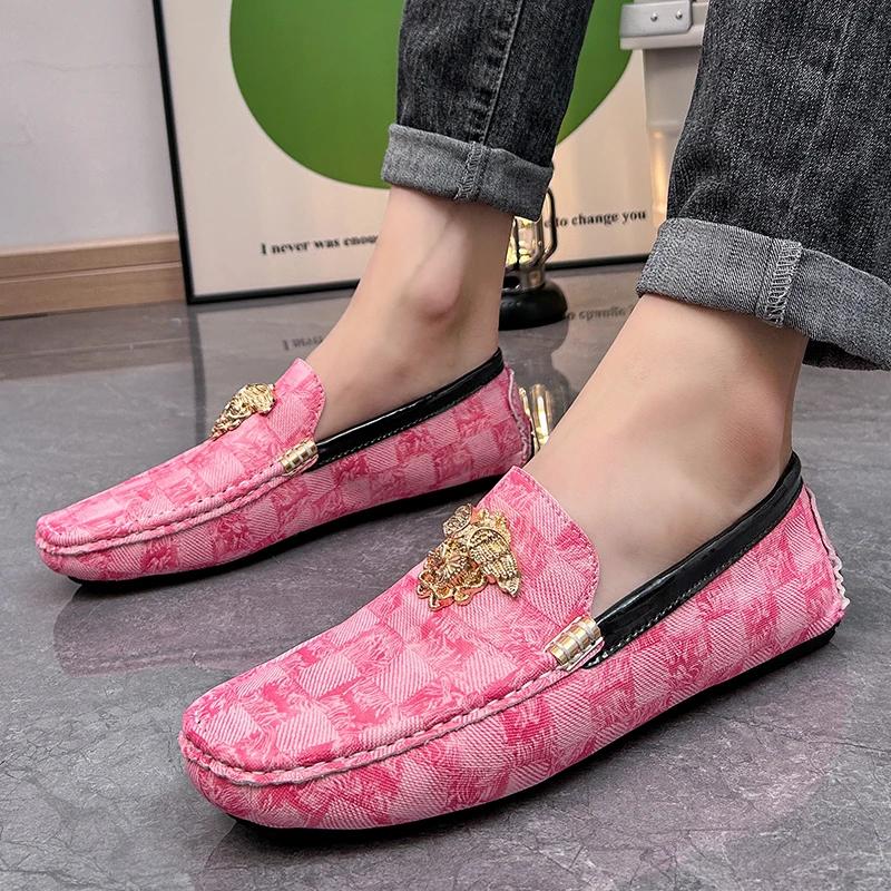 Rozmiar 48 Męskie Buty Modne Skórzane Codzienne Buty dla Mężczyzn Luksusowe Designerskie Buty Męskie Mokasyny Nowe Miękkie Płaskie Buty Zapatillas Hombre
