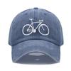 Soft Top Washed Cotton Women's Baseball Cap For Men's Fashion Bicycle Embroidery Dad Hat Sport Golf Caps Hats