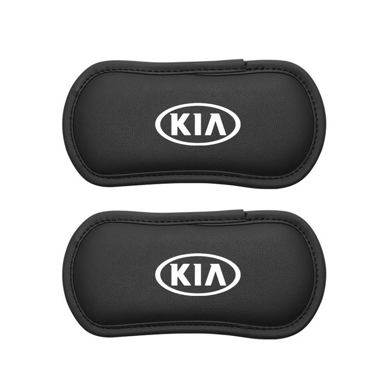 Car Interior Leg Knee Rest Pads Leather Cushion For KIA K3 Sportage Carnival K5 Seltos Pegas KX1 EV5 Sonet EV6 K4 EV3 Ceed K8