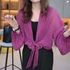 Solid Color Sunscreen Shirt for Women's Thin Coat Summer New Loose Fashionable Shirt Slim Cardigan Top