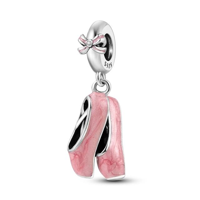 925 Sterling Silver Skates Animal Chameleon Pendant Charms Beads Fit Bracelet DIY Making For Women Gift Party