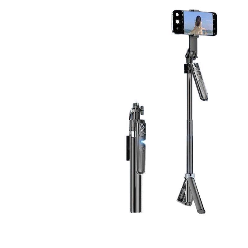 2025 Smart Selfie Stick: 360° Auto-Rotate Face Tracking Gimbal for Mobile Live Streaming