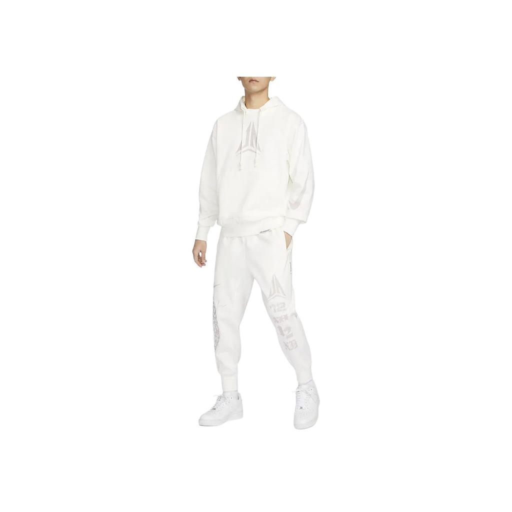 Nike Ja Standard Issue Jogginghosen mit Buchstaben-Schnürsenkeln Herrenhosen Segelweiß FN2995-133