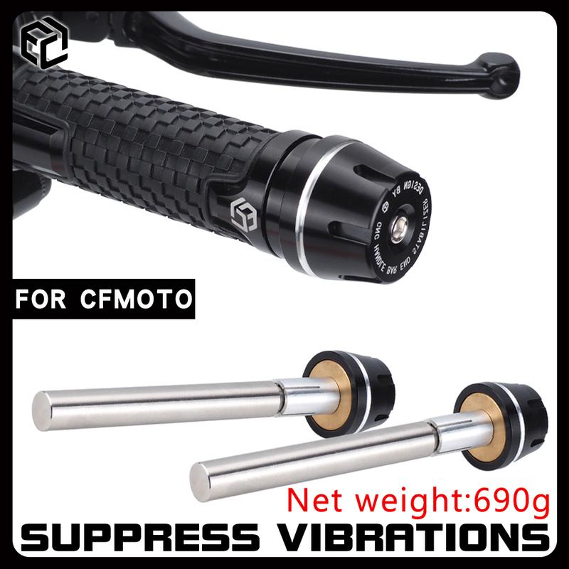 13mm-19mm Universal Motorcycle Bar End Weights Brass for CFMOTO 800NK 450SR 675SR Anti-Vibration Handlebar Weights erts