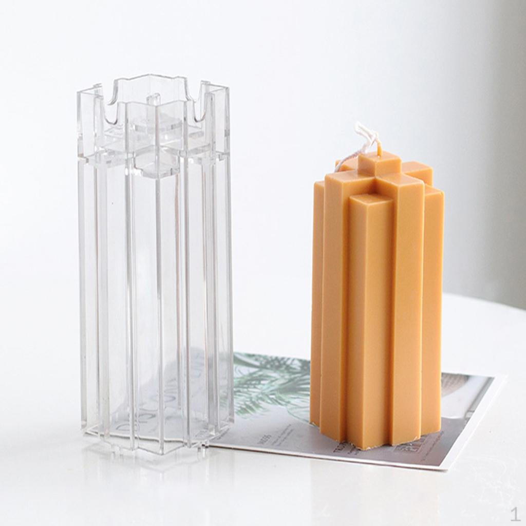 

Candle for Making Plastic Pillar Geometry DIY 4.5x10.5cm