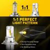 2-4X H4 9003 LED Headlight Bulbs Hi Low Beam Conversion Kit Canbus Yellow